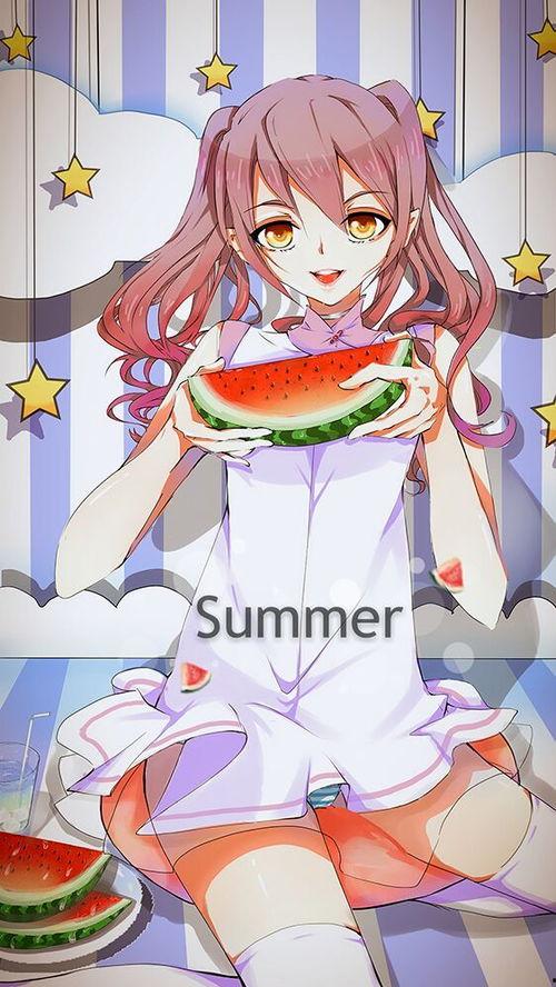 吃瓜的可爱少女,吃瓜少女的可爱日常  第2张